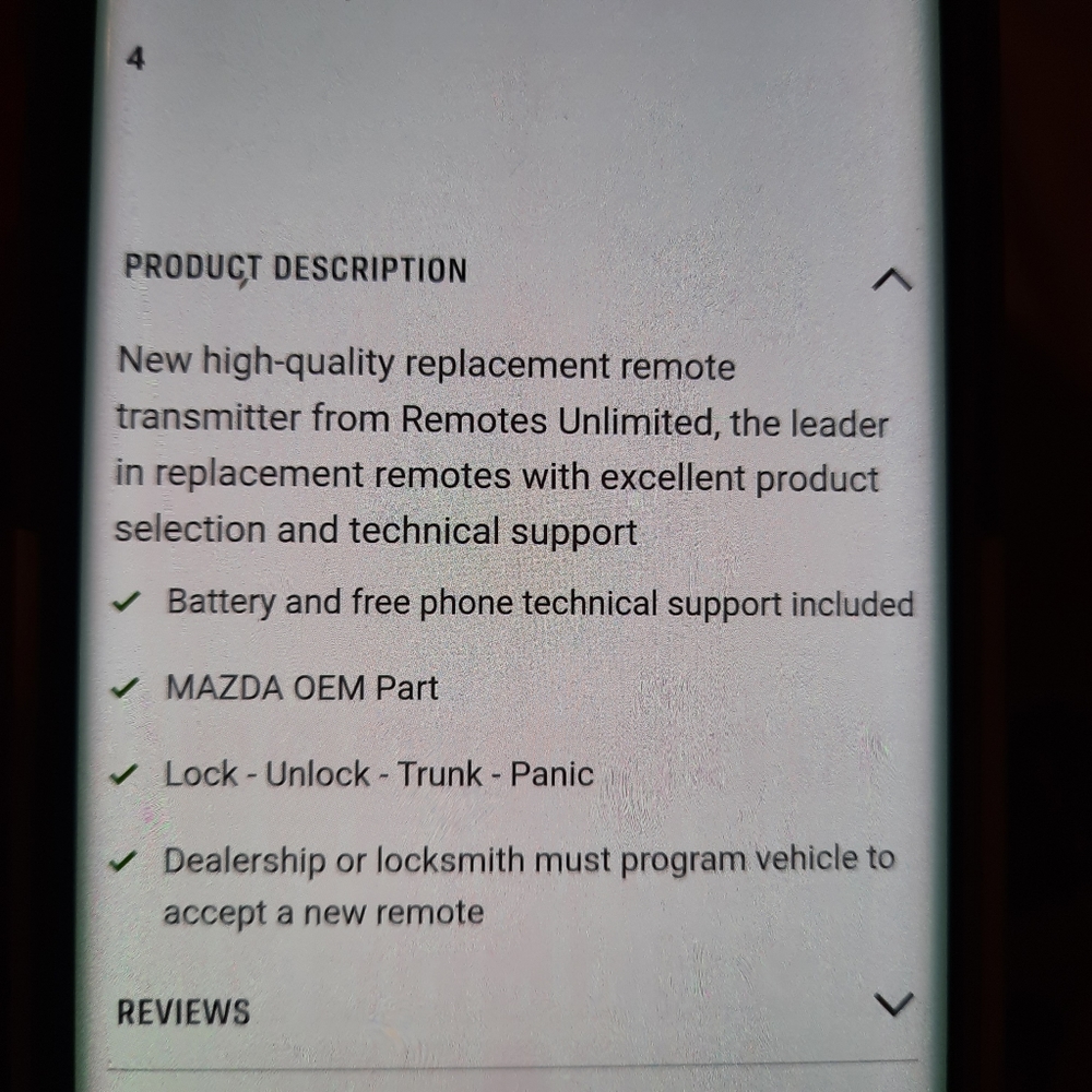 Keyless Entry Alarm Remote - Picture 4 of 5